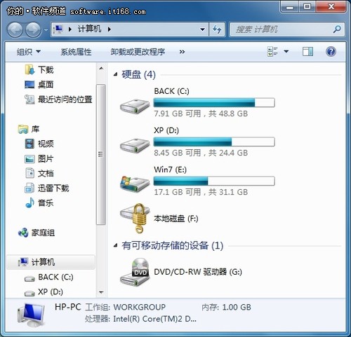 装机达人w7系统轻松给分区加把锁的操作方法
