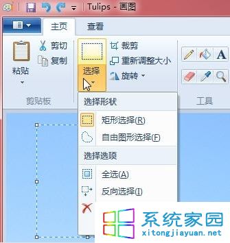 装机达人w7系统用画图功能快速剪切图片的操作方法